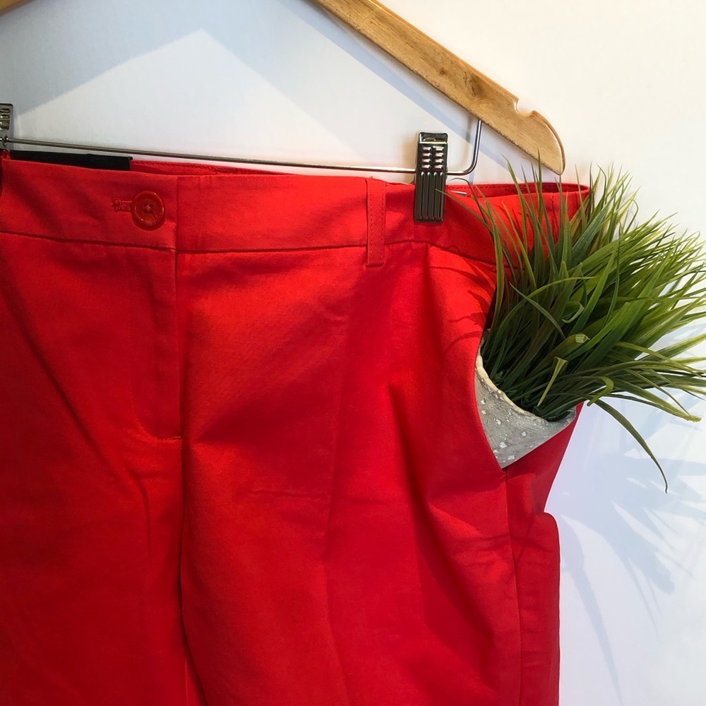 Sz12 $22 dalia cropped coral pants - Picture 7 of 11